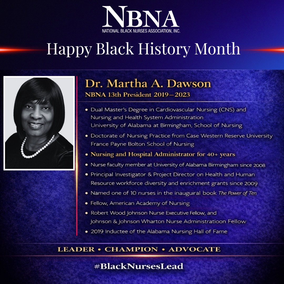 This Black History Month, we proudly honor Dr. Martha A. Dawson, 13th President of the National ....