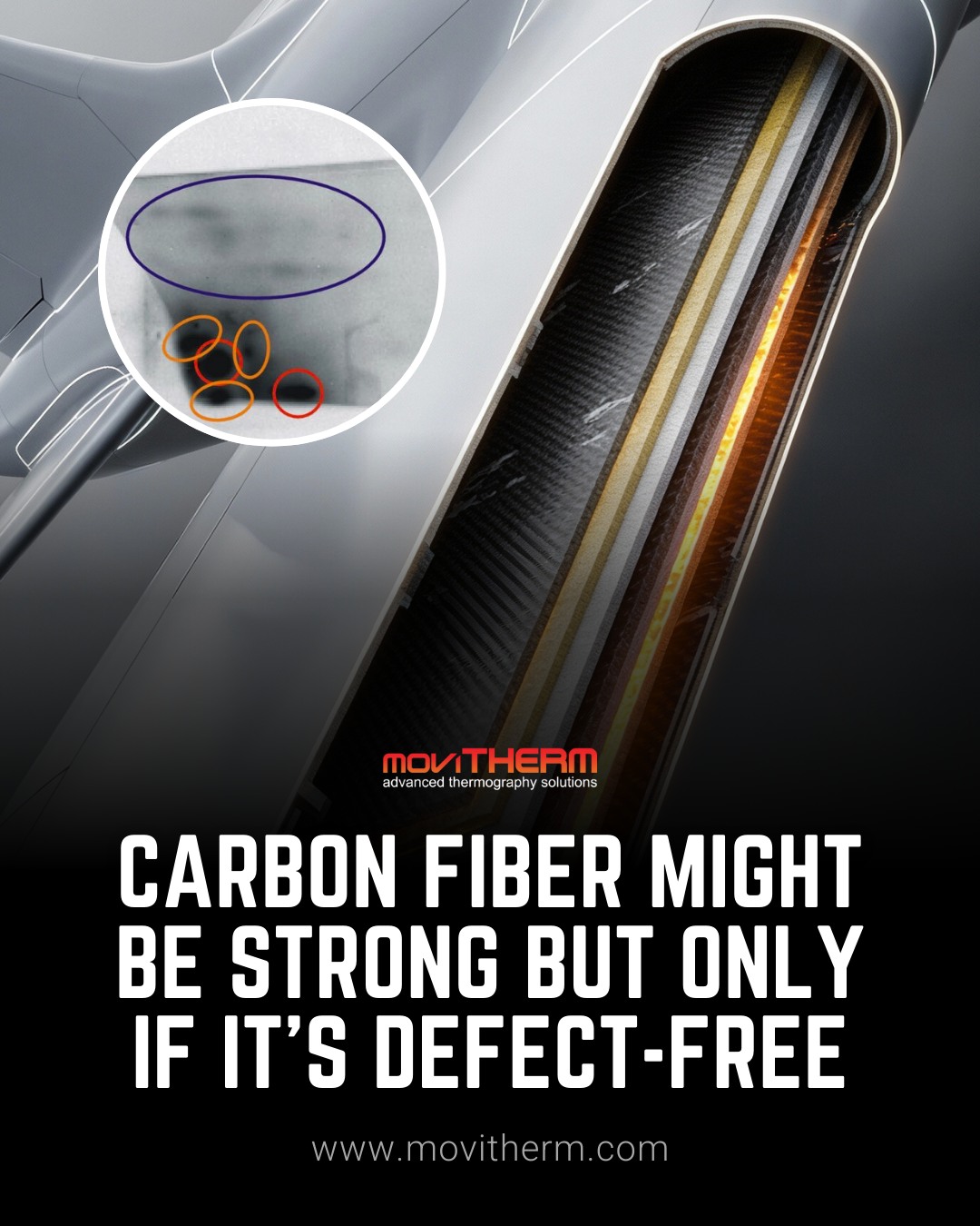 Carbon fiber is known for strength. But hidden defects change everything.
Delaminations and voids can turn high-performance parts into high-risk failures.
Thermal NDT makes sure what’s strong on the outside is solid on the inside too.
If you're trusting carbon fiber, make sure it's earned it.
#CarbonFiber #DefectDetection
#NonDestructiveTesting #SmartManufacturing #EngineeringConfidence