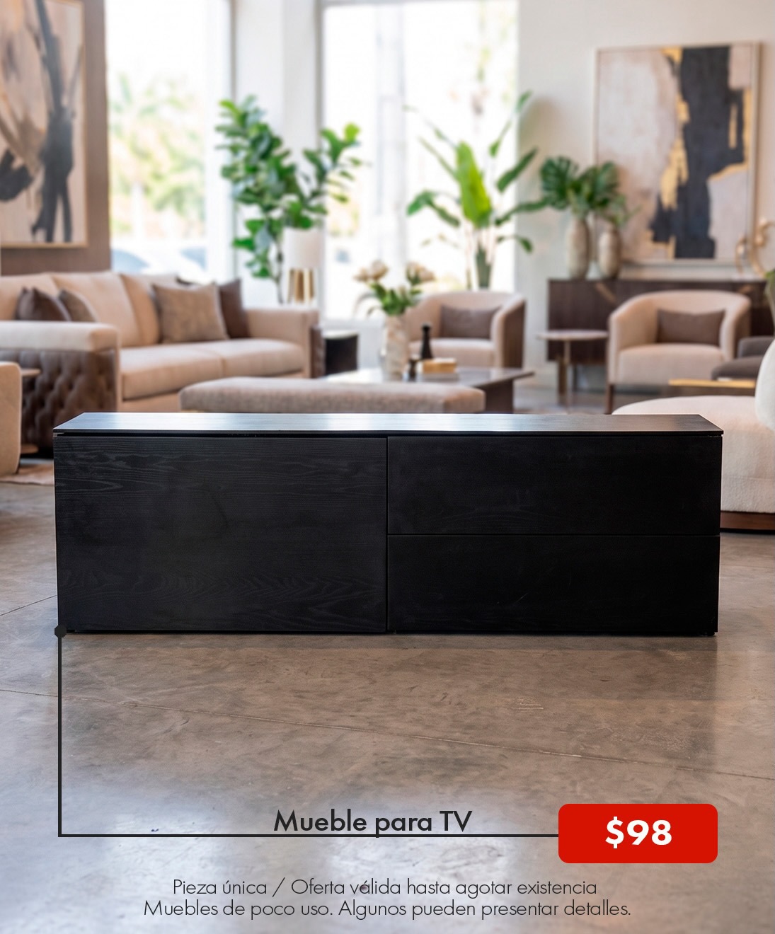 ¿Vas a dejar pasar estas piezas únicas o vas a ser el primero en llevárselas? 👀🛋️✨
Los precios NO incluyen ITBMS
Pieza única / oferta valida hasta agotar la existencia
Visítanos en: 📍entre la Av. Federico Boyd y Calle 50, Diagonal al Scotiabank, frente a la Fundación Gabriel Lewis Galindo.
Y CONTÁCTANOS a los 📞
Edgardo 📲 + 507 6342-3466
Christopher 📲 +507 6948-4846
Anabel 📲 +507 6553-7970
Héctor 📲 +507 6833-1738
Yadisinia 📲 +507 6660-5478
#panamá #muebleria #furniture #desing #decoracion