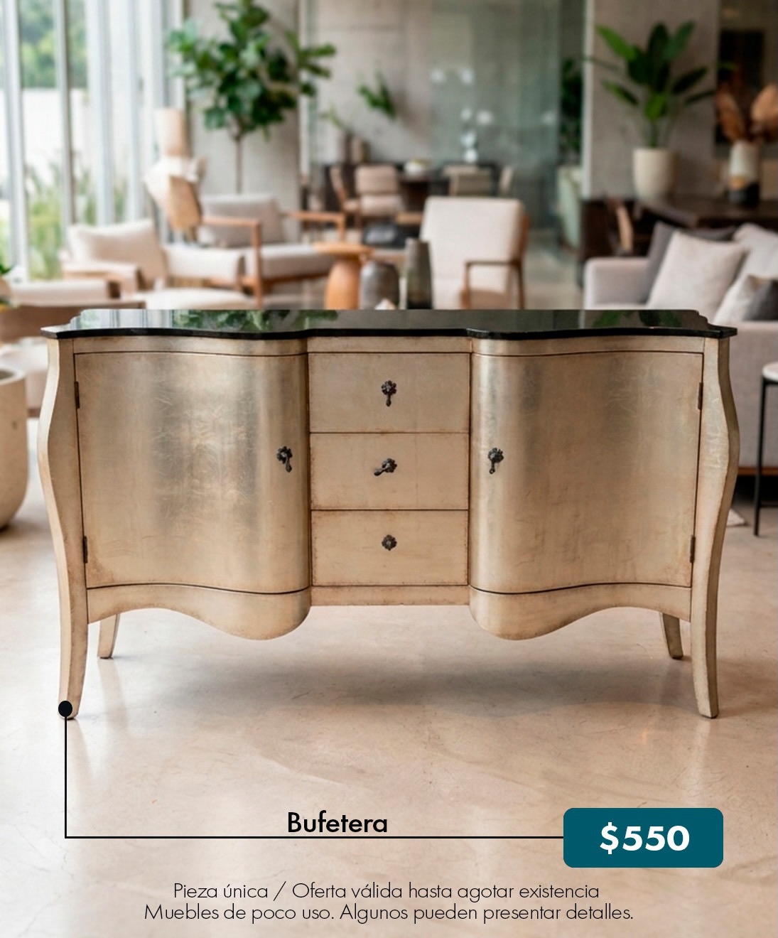 ¡En Dejavu cada visita es única porque todos los días tenemos nuevas piezas!🤩🛋️✨
Los precios NO incluyen ITBMS
Pieza única / oferta valida hasta agotar la existencia
Visítanos en: 📍entre la Av. Federico Boyd y Calle 50, Diagonal al Scotiabank, frente a la Fundación Gabriel Lewis Galindo.
Y CONTÁCTANOS a los 📞
Christopher 📲 +507 6948-4846
Edgardo 📲 +507 6944-6091
Anabel 📲 +507 6553-7970
Héctor 📲 +507 6833-1738
Yadisinia 📲 +507 6660-5478
#panamá #muebleria #furniture #desing #decoracion