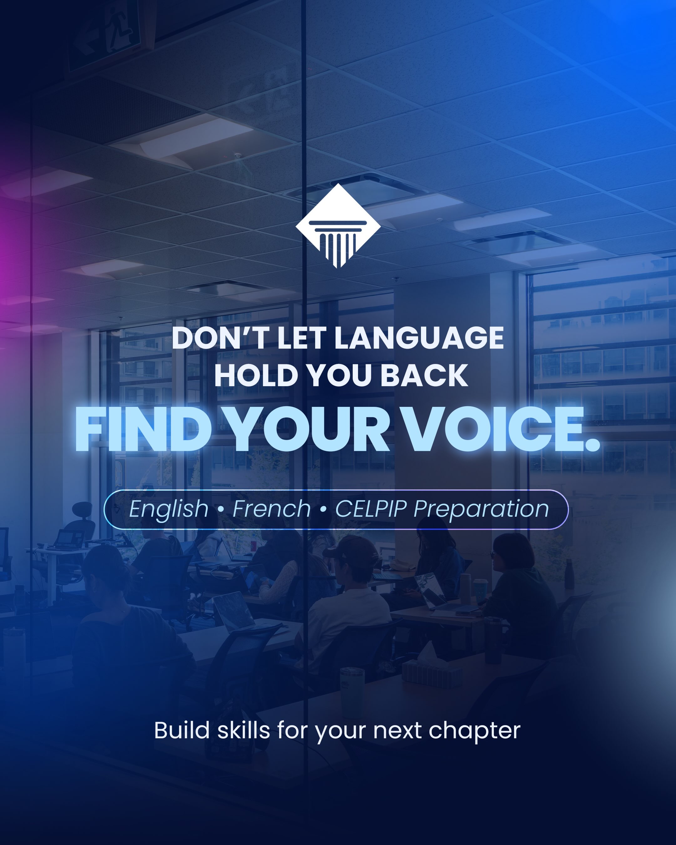 Instagram post: Ready to take your language skills to the next level? 🌎✨
Whether you’re learning English, French, or preparing for CELPIP, Cornerstone Community College has a course to help you move forward with confidence.
📚 Learn. Practise. Grow.
💬 DM us to get started!
#cornerstonecommunity #languagelearning #englishcanada #frenchcanada #celpipcanada